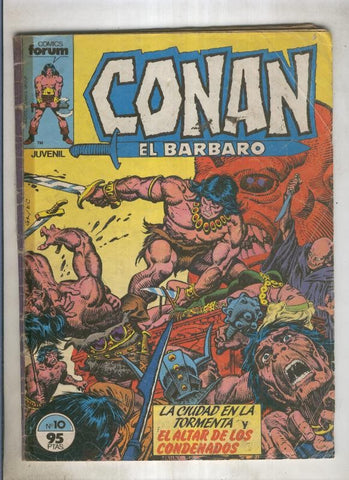 Conan el Barbaro primera edicion numero 010 (numerado 3 en trasera)