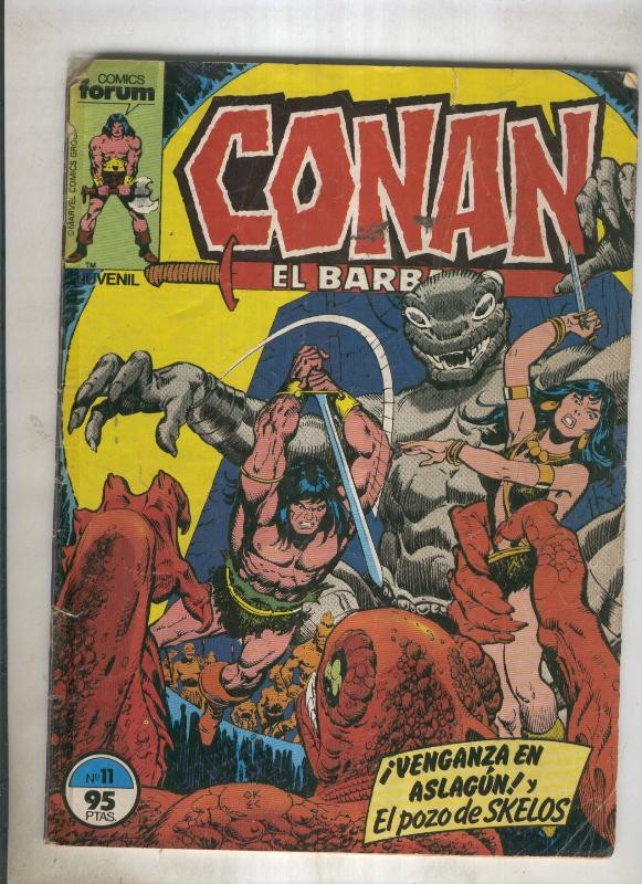 Conan el Barbaro primera edicion numero 011 (numerado 4 en trasera)