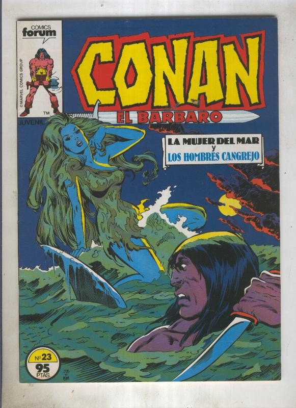 Conan el Barbaro primera edicion numero 023 (numerado 3 en trasera)