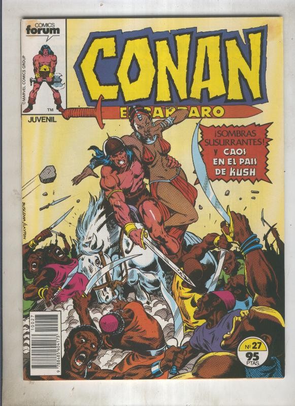 Conan el Barbaro primera edicion numero 027 (numerado 2 en trasera)