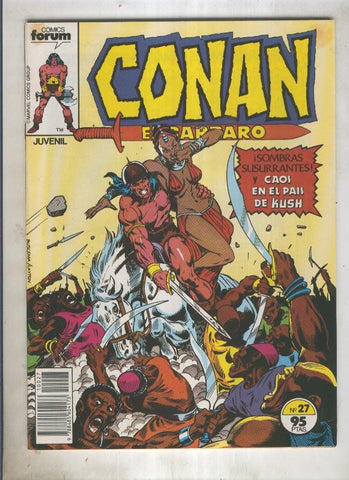 Conan el Barbaro primera edicion numero 027 (numerado 2 en trasera)