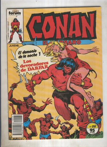 Conan el Barbaro primera edicion numero 028 (numerado 3 en trasera)