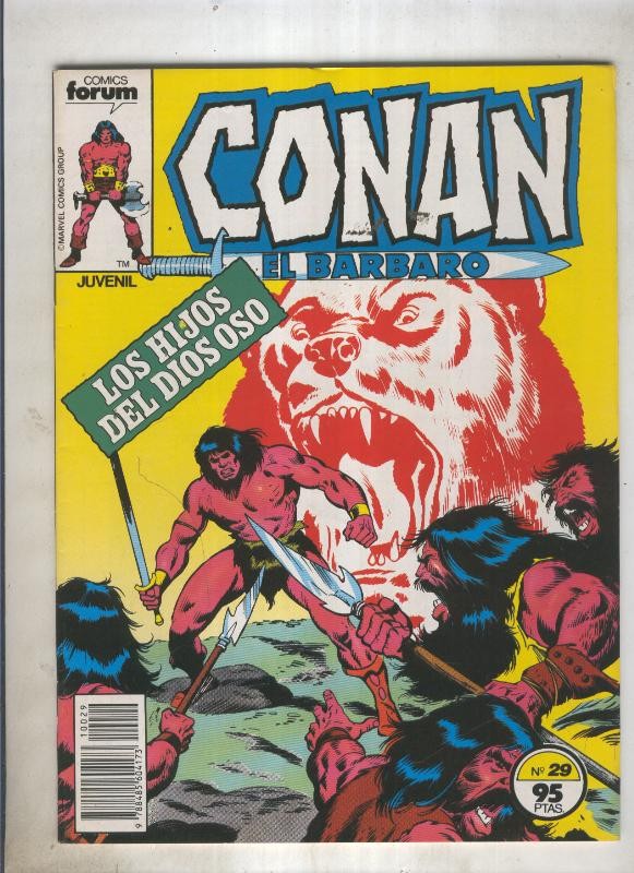 Conan el Barbaro primera edicion numero 029 (numerado 2 en trasera)
