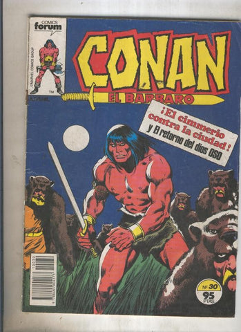 Conan el Barbaro primera edicion numero 030 (numerado 1 en trasera)