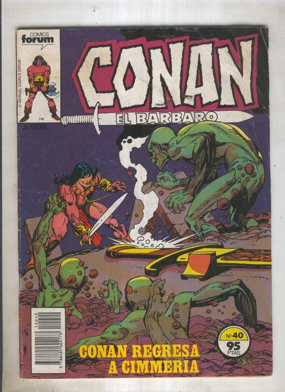 Conan el Barbaro primera edicion numero 040 (numerado 2 en trasera)