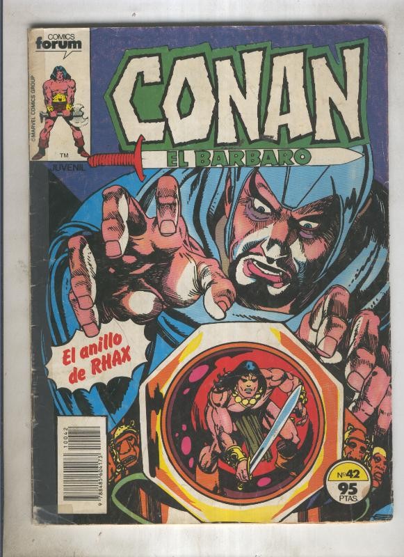 Conan el Barbaro primera edicion numero 042 (numerado 1 en trasera)