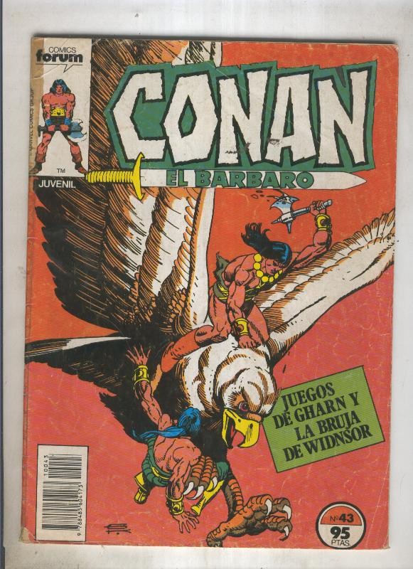 Conan el Barbaro primera edicion numero 043 (numerado 1 en trasera)