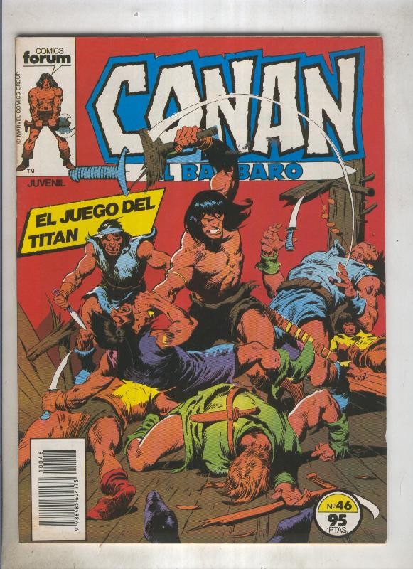 Conan el Barbaro primera edicion numero 046 (numerado 2 en trasera)