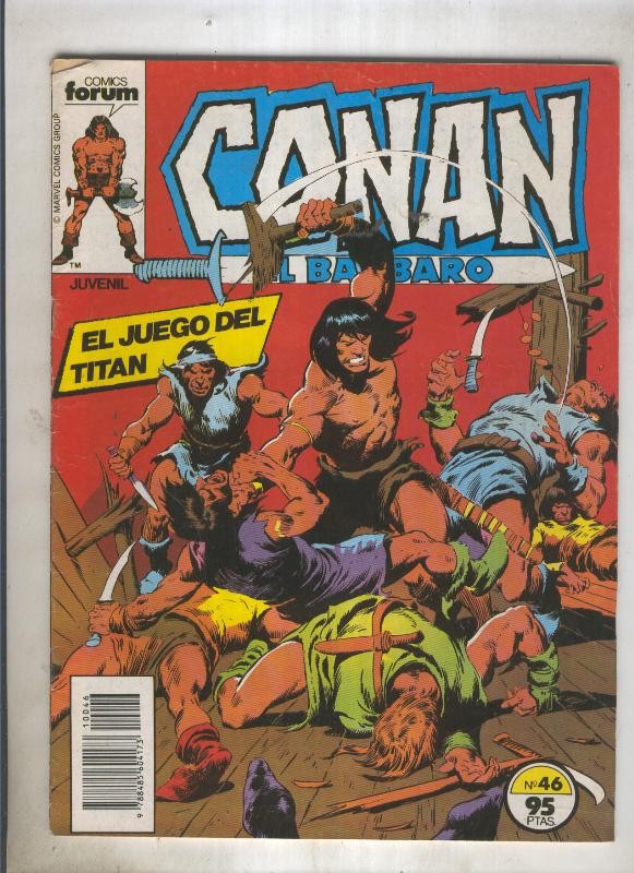 Conan el Barbaro primera edicion numero 046 (numerado 3 en trasera)