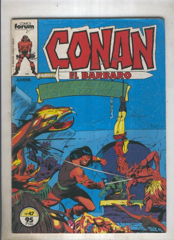 Conan el Barbaro primera edicion numero 047 (numerado 2 en trasera)