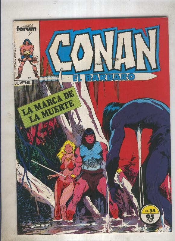 Conan el Barbaro primera edicion numero 054 (numerado 2 en trasera)