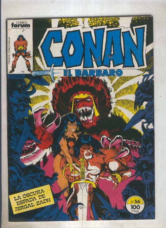 Conan el Barbaro primera edicion numero 056 (numerado 2 en trasera)