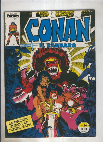 Conan el Barbaro primera edicion numero 056 (numerado 2 en trasera)