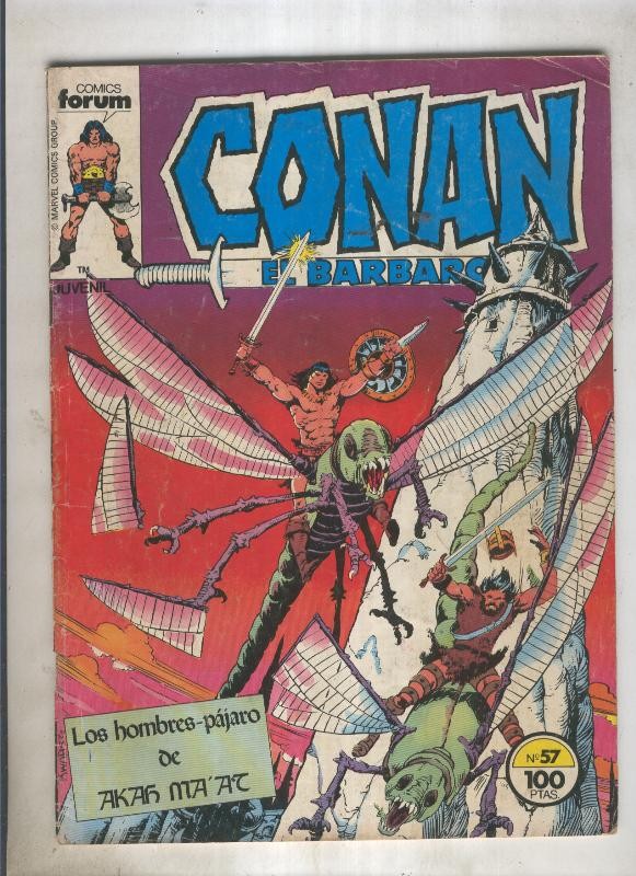 Conan el Barbaro primera edicion numero 057 (numerado 3 en trasera)