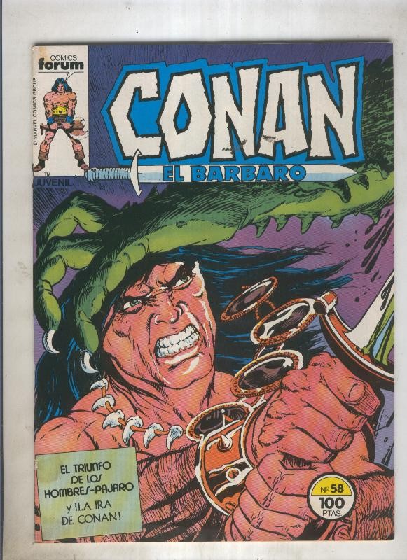 Conan el Barbaro primera edicion numero 058 (numerado 2 en trasera)