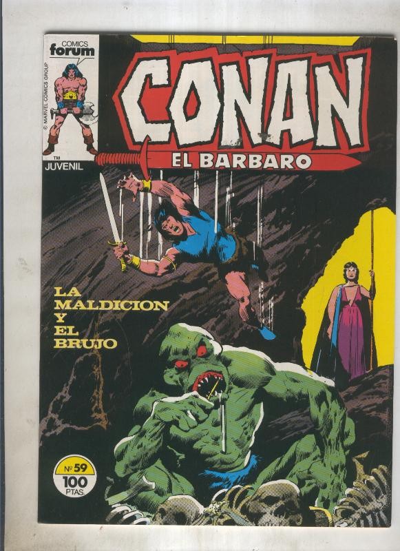 Conan el Barbaro primera edicion numero 059 (numerado 1 en trasera)