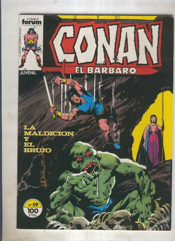 Conan el Barbaro primera edicion numero 059 (numerado 1 en trasera)