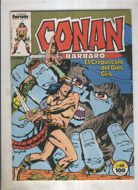 Conan el Barbaro primera edicion numero 068 (numerado 2 en trasera)
