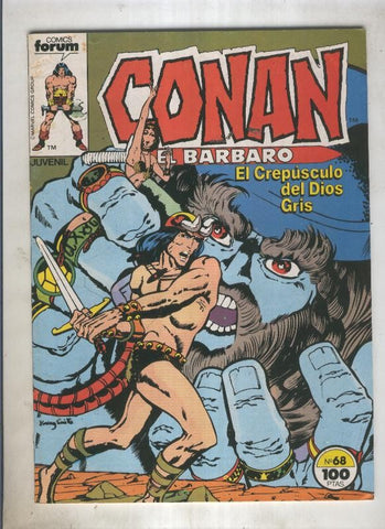 Conan el Barbaro primera edicion numero 068 (numerado 2 en trasera)