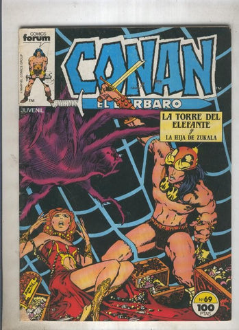 Conan el Barbaro primera edicion numero 069 (numerado 2 en trasera)