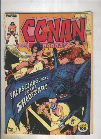 Conan el Barbaro primera edicion numero 070 (numerado 3 en trasera)