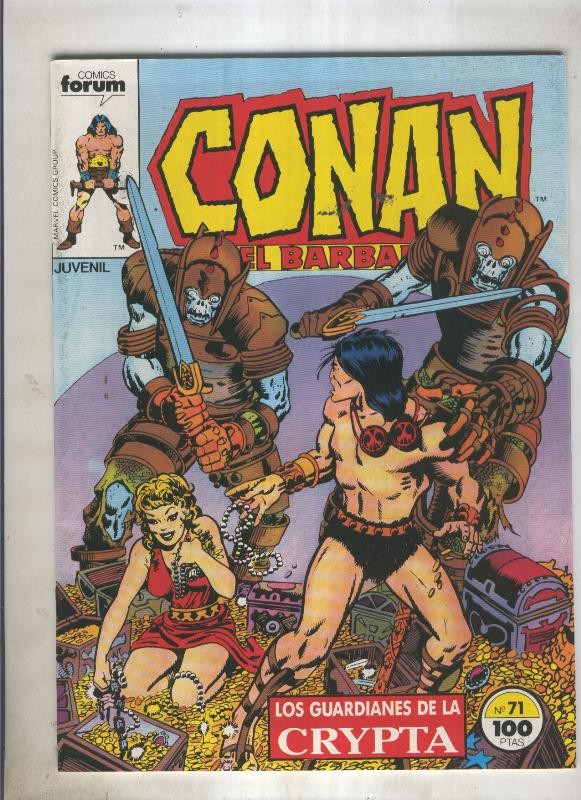 Conan el Barbaro primera edicion numero 071 (numerado 1 en trasera)