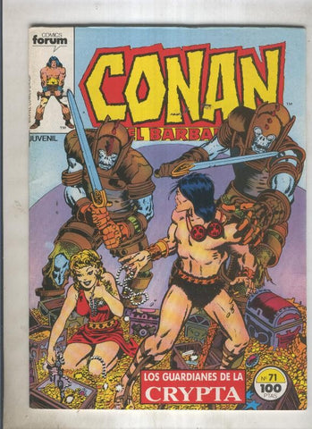 Conan el Barbaro primera edicion numero 071 (numerado 4 en trasera)