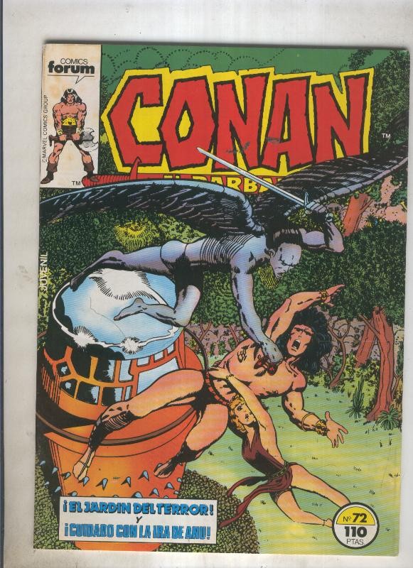 Conan el Barbaro primera edicion numero 072 (numerado 4 en trasera)