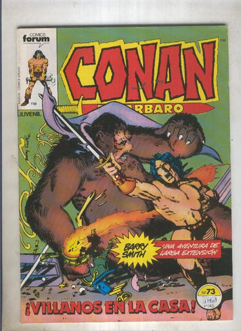 Conan el Barbaro primera edicion numero 073 (numerado 2 en trasera)