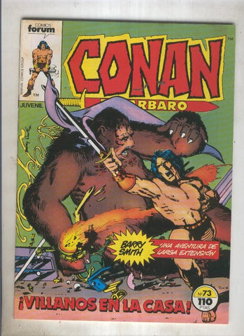 Conan el Barbaro primera edicion numero 073 (numerado 4 en trasera)