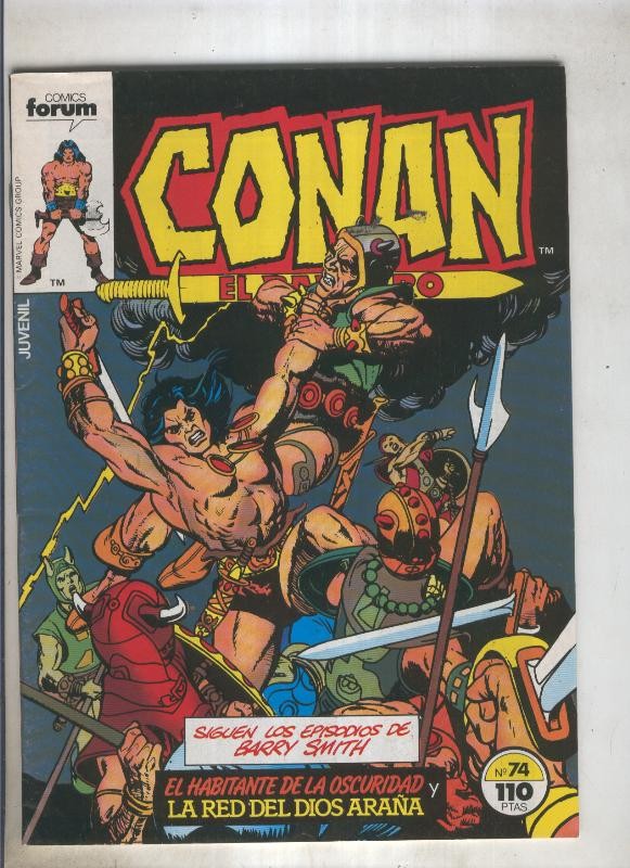 Conan el Barbaro primera edicion numero 074 (numerado 2 en trasera)