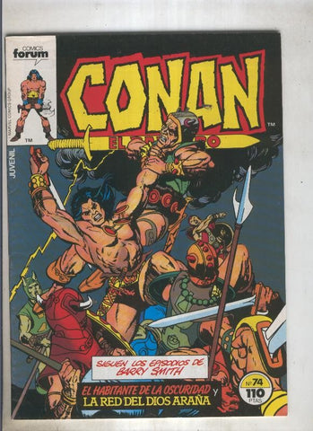 Conan el Barbaro primera edicion numero 074 (numerado 2 en trasera)