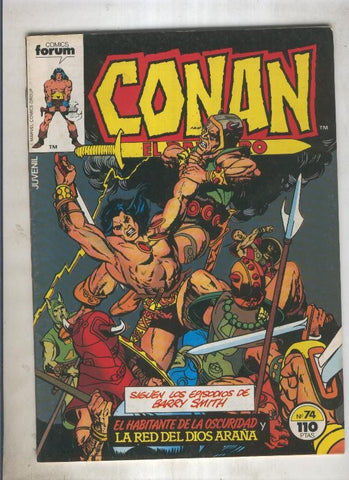 Conan el Barbaro primera edicion numero 074 (numerado 3 en trasera)