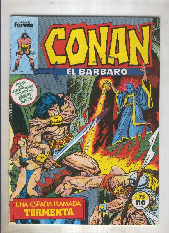 Conan el Barbaro primera edicion numero 075 (numerado 3 en trasera)