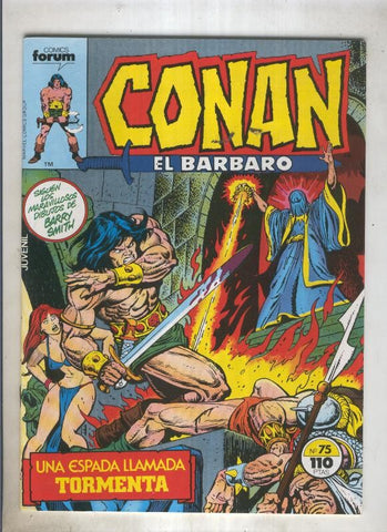 Conan el Barbaro primera edicion numero 075 (numerado 3 en trasera)
