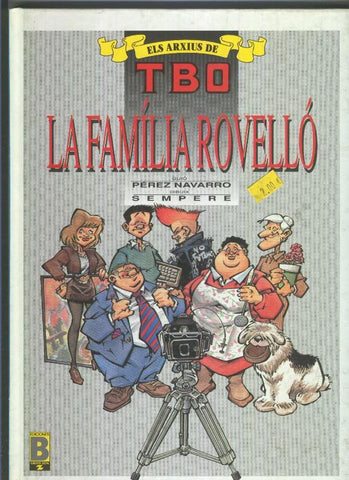 Els Arxius de TBO volumen 3: La familia Rovello (numerado 1 en interior cubierta)