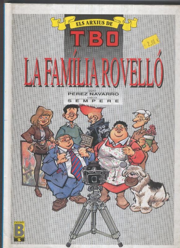 Els Arxius de TBO volumen 3: La familia Rovello (numerado 2 en interior cubierta)