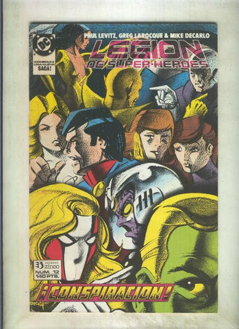 Legion de Superheroes numero 12 (numerado 1 en trasera)