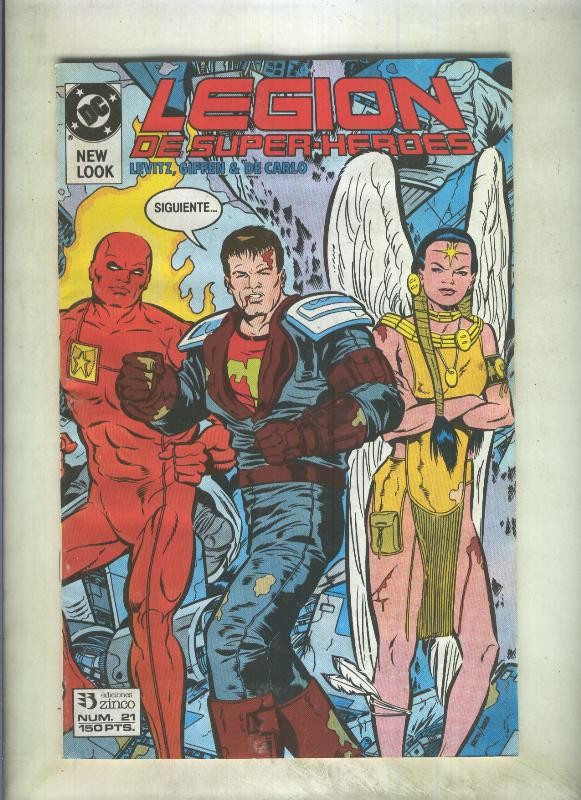 Legion de Superheroes numero 21 (numerado 4 en trasera)