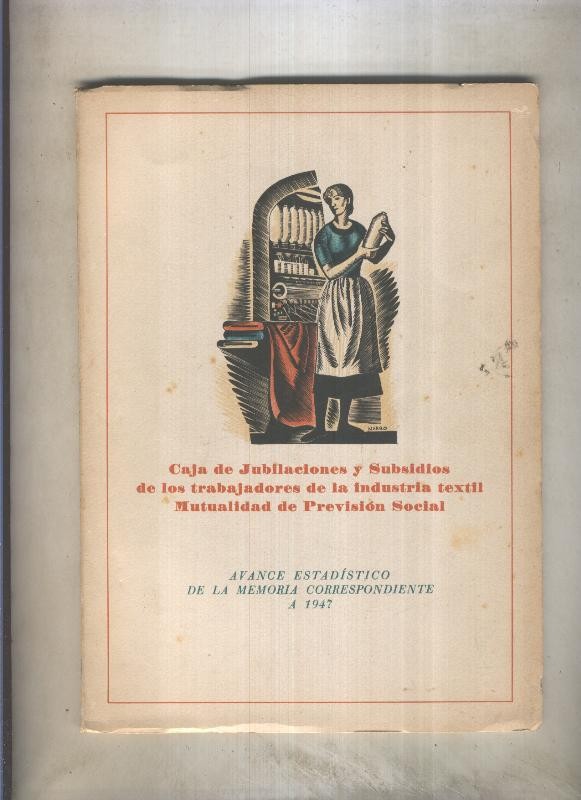 Avance estadistico de la memoria correspondiente a 1947
