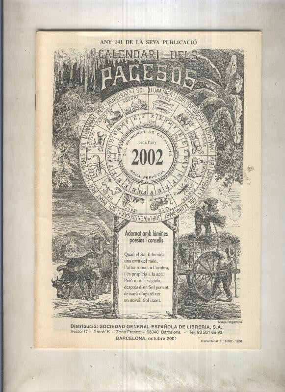 Calendari dels Pagesos año 2002