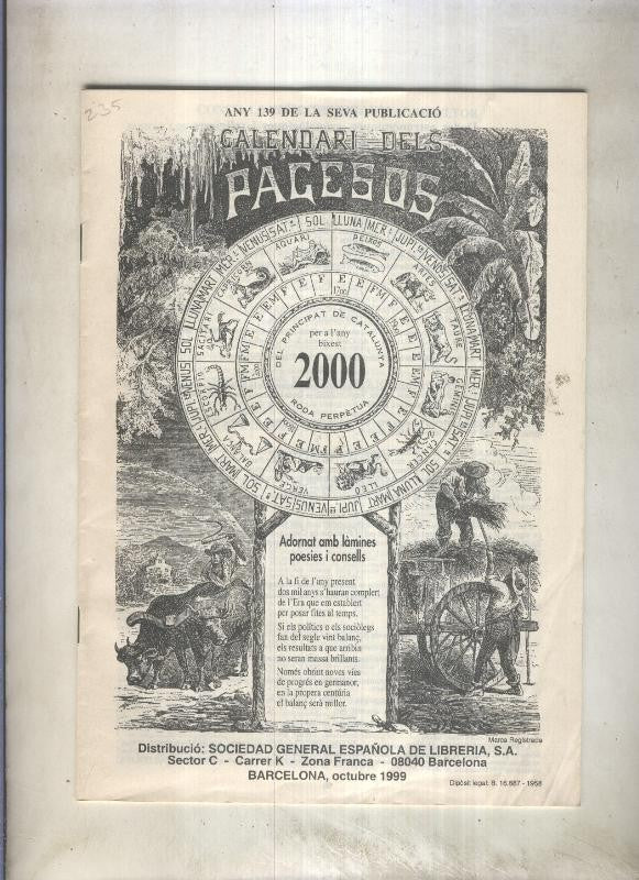 Calendari dels Pagesos año 2000