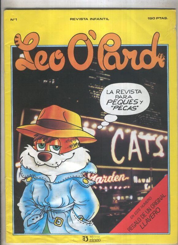 Leo O,Pardo numero 1 (numerado 1 en trasera)