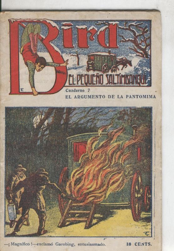 Bird el pequeño saltimbanqui numero 07: El argumento de la pantomina