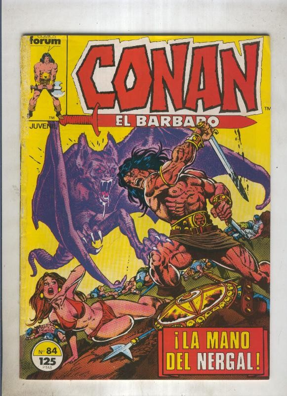 Conan el Barbaro primera edicion numero 084 (numerado 3 en trasera)