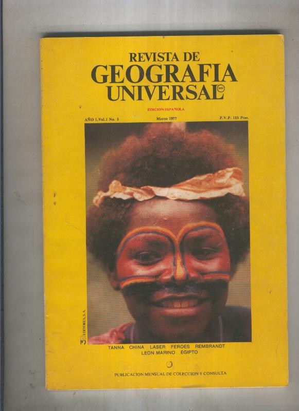 Geografia universal 1977 Mazo volumen 1 numero 3: Egipto