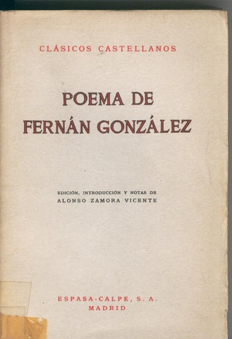 Poema de Fernan Gonzalez