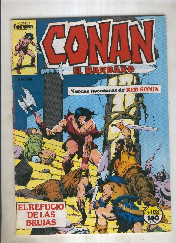 Conan el Barbaro primera edicion numero 108 (numerado 3 en trasera)