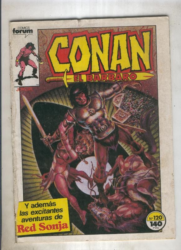 Conan el Barbaro primera edicion numero 120 (numerado 4 en trasera)