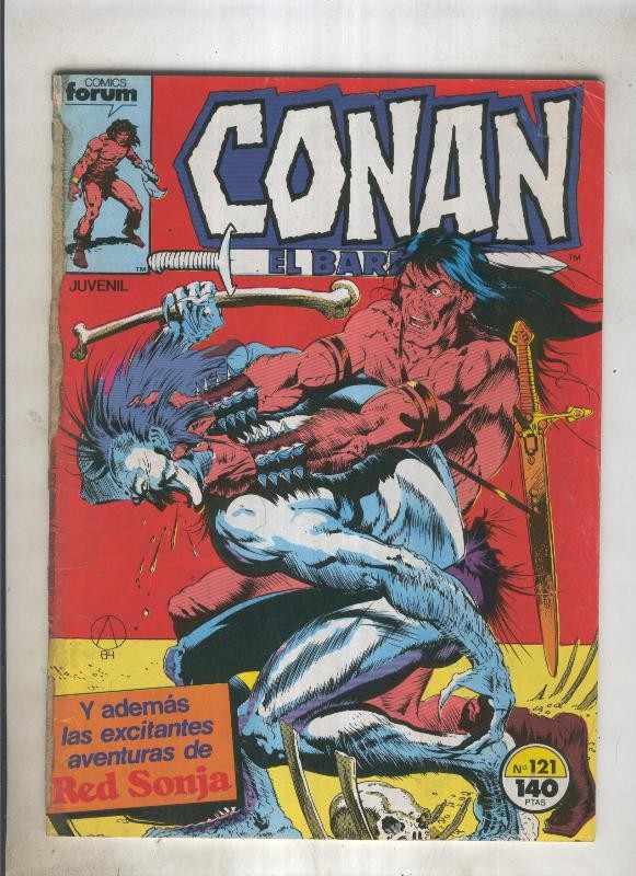 Conan el Barbaro primera edicion numero 121 (numerado 5 en trasera)